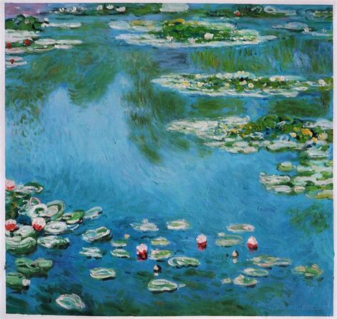 Water Lilies 1906 Claude Monet Hand-painted Oil - Etsy | Monet water ...
