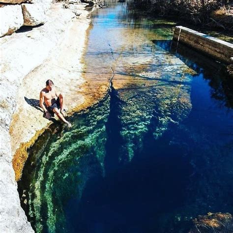 Blue Hole Regional Park In Wimberley Texas Has Gorgeous Blue Water | Jacobs well, Blue hole ...