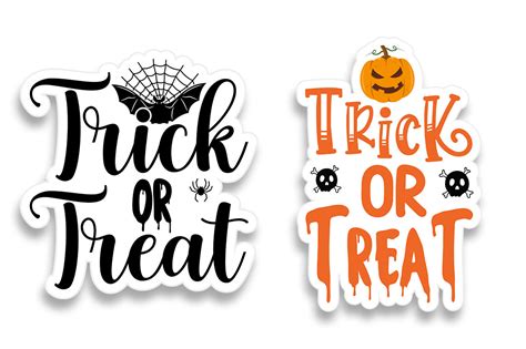 Halloween Stickers Svg