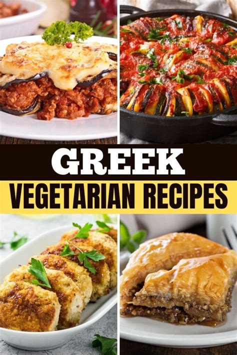 25 Easy Greek Vegetarian Recipes - Insanely Good