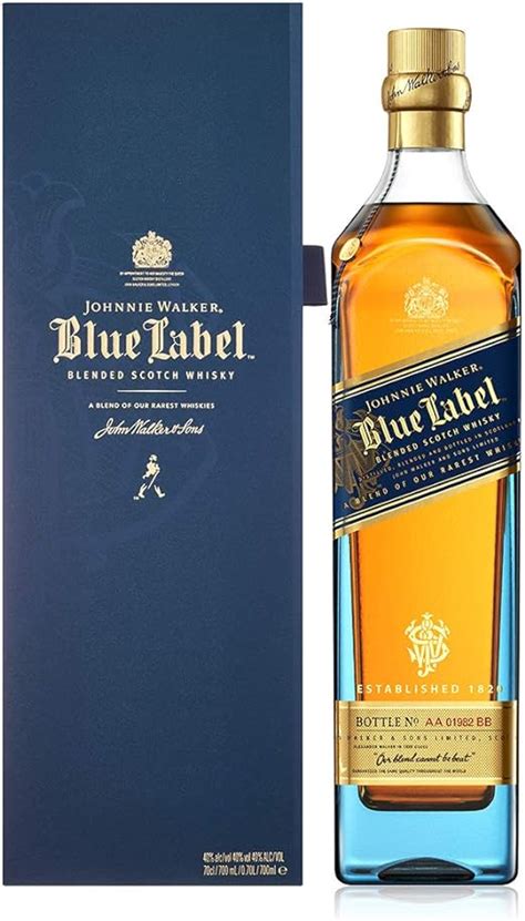 Johnnie Walker Blue Label Blended Scotch Whisky 70 cl: Amazon.de: Bier, Wein & Spirituosen