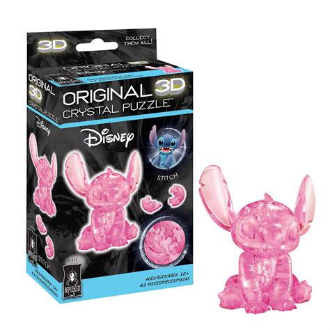 Stitch Original 3D Crystal Puzzle, 43 Pieces, Bepuzzled | Puzzle Warehouse