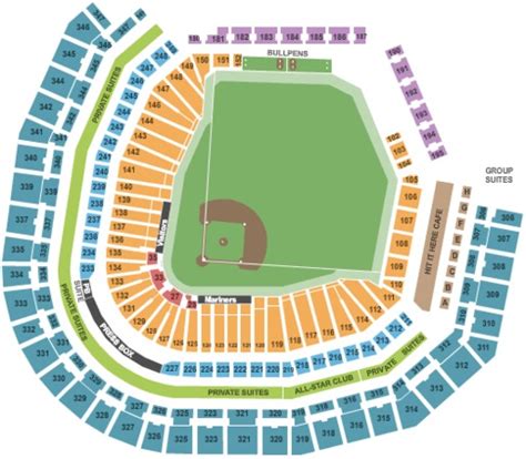 Safeco Field Tickets in Seattle Washington, Safeco Field Seating Charts ...