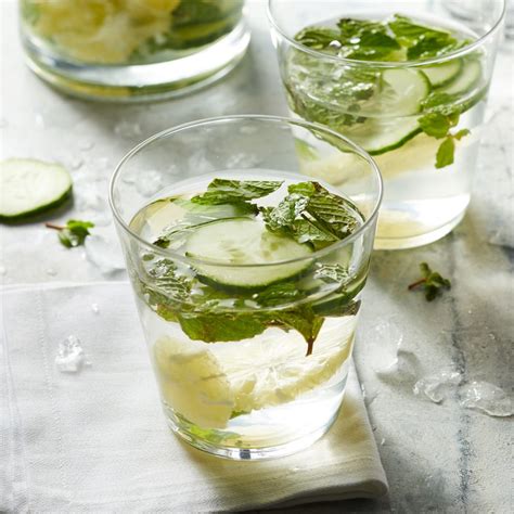 Lemon, Cucumber & Mint Infused Water Recipe - EatingWell