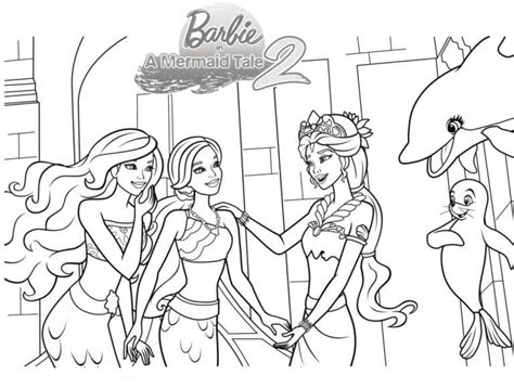 Barbie Mermaid Coloring Pages - Free Printable Coloring Pages for Kids