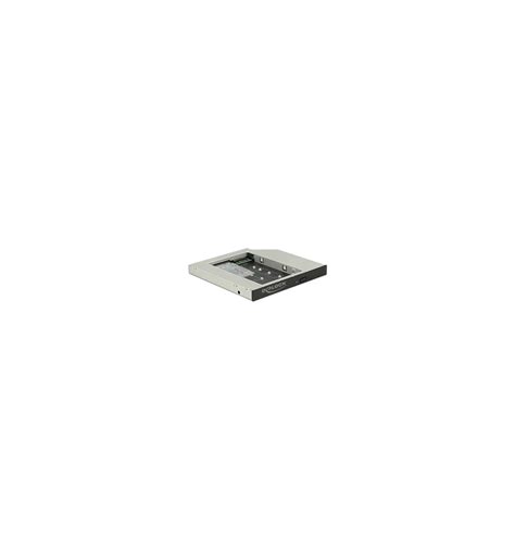 Delock Slim SATA 5.25″ Installation Frame for 1 x M.2 SSD Key B / 1 x mSATA SSD - DCP SIA