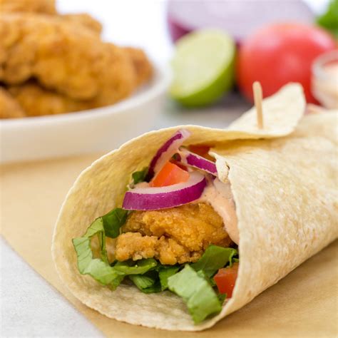 Crispy Chicken Strip Wrap - Simply Made Recipes