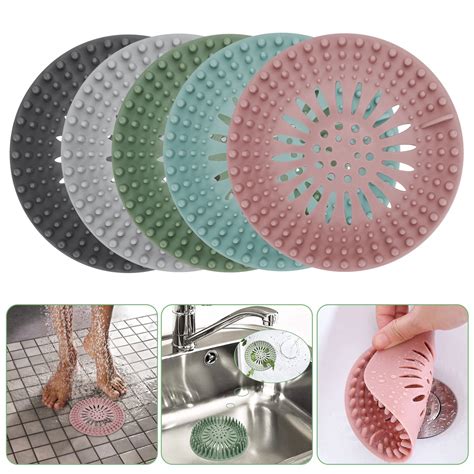 Shower Hair Catcher Bathtub Drain Cover Square Hair Stopper, Bathroom Hair Trap Sink Strainer ...