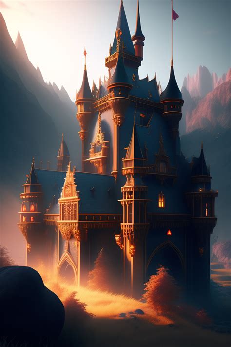 Futuristic Castle Concept Art