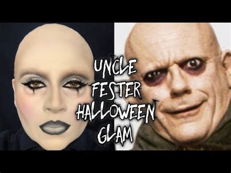 GLAM UNCLE FESTER HALLOWEEN SFX MAKEUP TUTORIAL! - YouTube