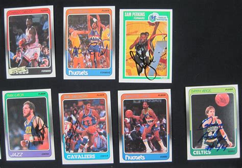 Lot Detail - NBA Autographed Basketball Card Collection