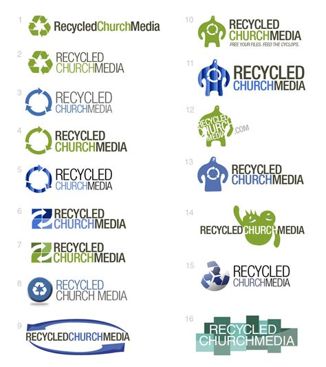 Recycled Church Media Logo Ideas 2 | 2nd batch of ideas, inf… | Flickr