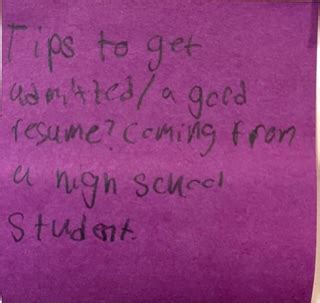 Tips to get admitted/a good resume? – The Answer Wall