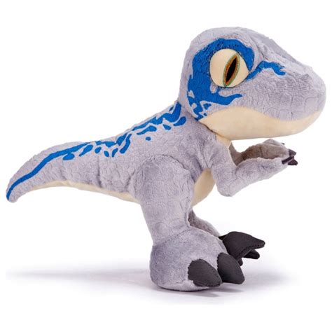 Jurassic World 35cm Blue Raptor Plush Toy - Smyths Toys UK