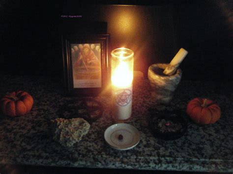 Cerridwen Kitchen witch altar by Kagome26201 on DeviantArt