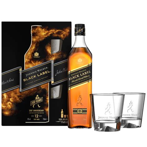 Johnnie Walker Black Label Glass Gift Set | The Whisky Shop