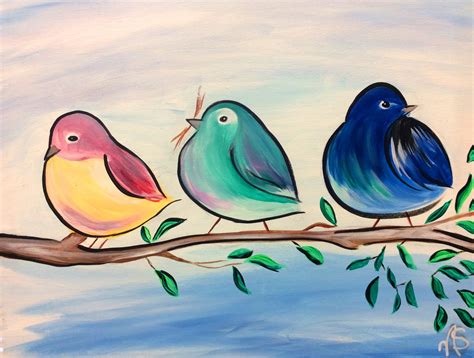 3 Little Birds Painting at PaintingValley.com | Explore collection of 3 Little Birds Painting