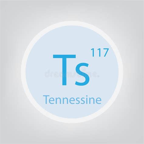 Tennessine Chemical Element Stock Illustration - Illustration of tennessine, illustration: 107740880