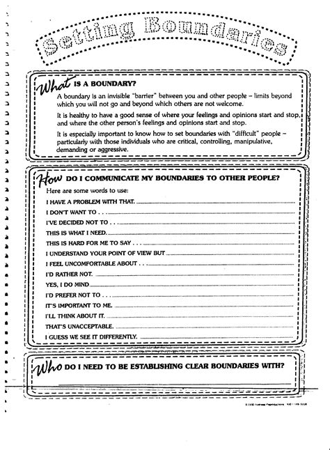 Boundary Exploration Worksheet