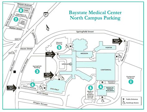 Baystate Medical Center Campus Map - United States Map