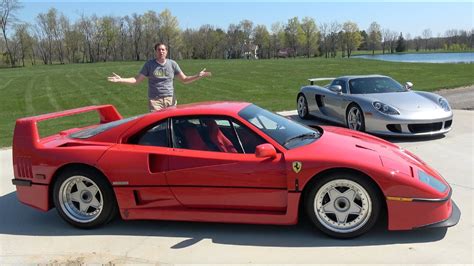 It's Ferrari F40 vs. Porsche Carrera GT in a $1 Million Supercar Showdown