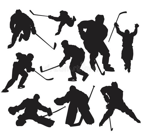 Vector Hockey Players stock vector. Illustration of skating - 2127675