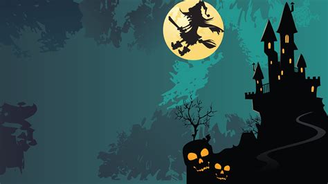 🔥 Free Download Halloween Castles Witches Wallpaper by @shawnm20 ...