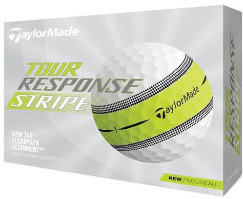 TaylorMade Tour Response Stripe Golf Balls | RockBottomGolf.com