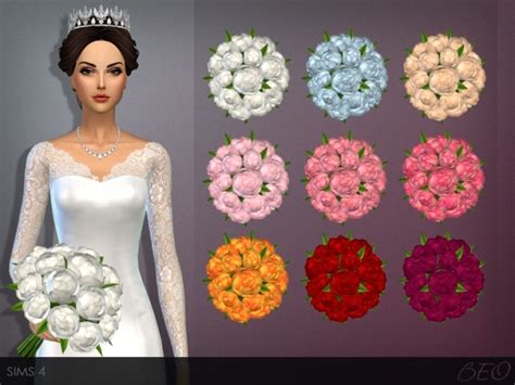 WEDDING BOUQUET by BEO at BEO Creations » Sims 4 Updates