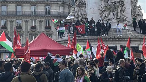 Thousands march in Paris demanding immediate ceasefire in Gaza : Peoples Dispatch