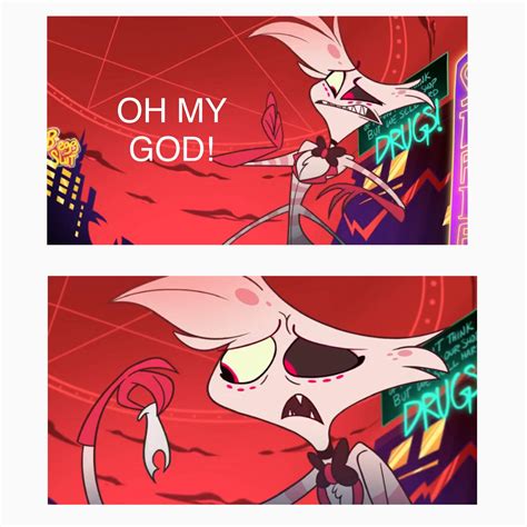 “Angle dust” Meme. (w/ Template) | Hazbin Hotel (official) Amino