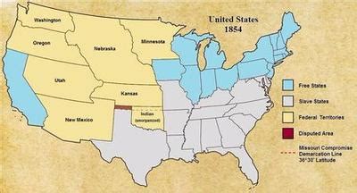 The united states in 1854 when the act was in role.