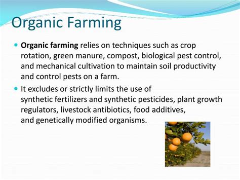 PPT - Organic Farming – Case studies PowerPoint Presentation - ID:1398473