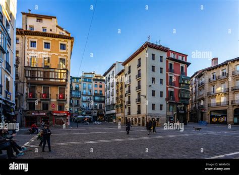 Plaza Consistorial is one of the most important squares of Pamplona old ...