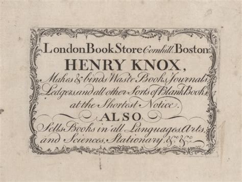 General Henry Knox: The Continental Army’s Commander of Artillery ...