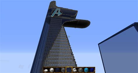 Minecraft Avengers Tower from the MCU WIP by sinjun2501 on DeviantArt