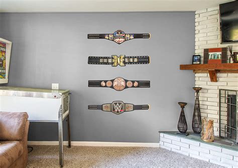 WWE Title Belts Collection Wall Decal | Shop Fathead® for WWE Decor