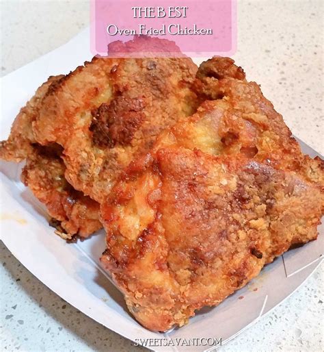 the best oven fried chicken recipe ever - Sweet Savant