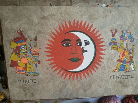 Sun and moon | Aztec, Moon, Mexican