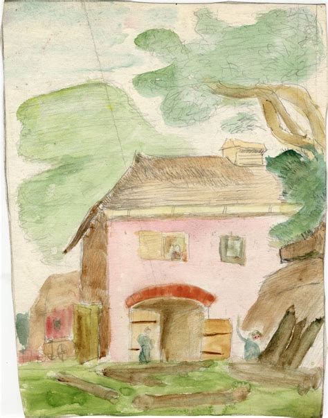 Dora Carrington - Pink Barn For Sale at 1stDibs | dora carrington paintings for sale, dora barn