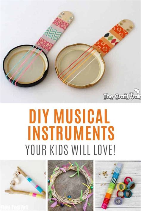 You Kids Will Have Fun Making and Then Playing These DIY Musical Instruments | Homemade musical ...