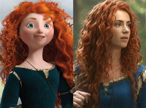 Brave from Animated Disney vs. Live-Action Disney | Live action, Merida and Action