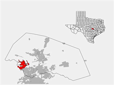 Leander Locator Map - MapSof.net