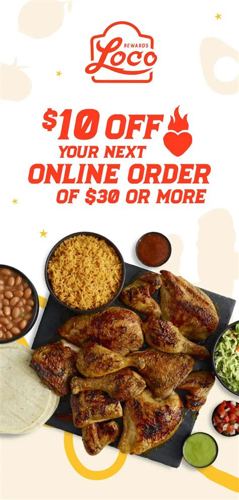 El Pollo Loco Coupon Code: Rewards Members: (Free to join) Offer valid f