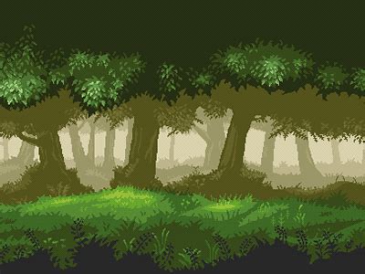 Parallax Forest Background | Pixel art games, Pixel art, Pixel art background