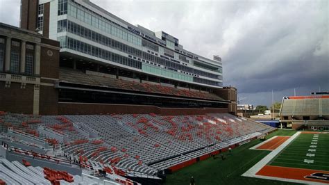 Memorial Stadium (Illinois) Sideline - RateYourSeats.com