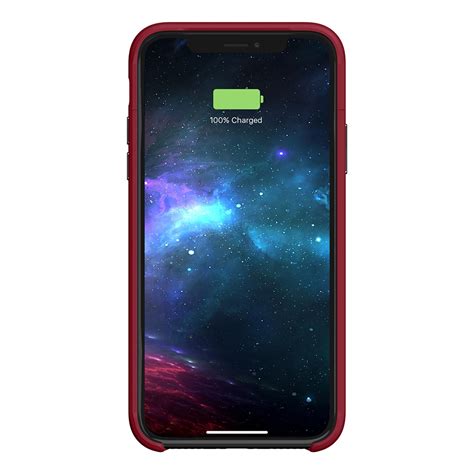 Mophie Wireless Charging Case // Dark Red (iPhone XS) - Mophie - Touch of Modern