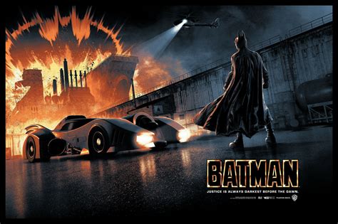 Batman 1989 by Matt Ferguson | Movie Poster | Screen Print | sceneprints.com