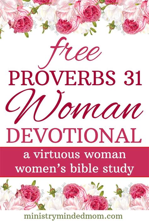 Free proverbs 31 woman devotional virtuous woman bible study – Artofit