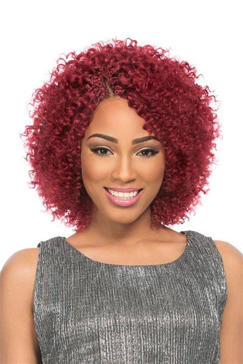 Sensationnel 100% Remi Human Hair Crochet Braids Berry Loop Model Pre Looped Crochet Hair, Short ...